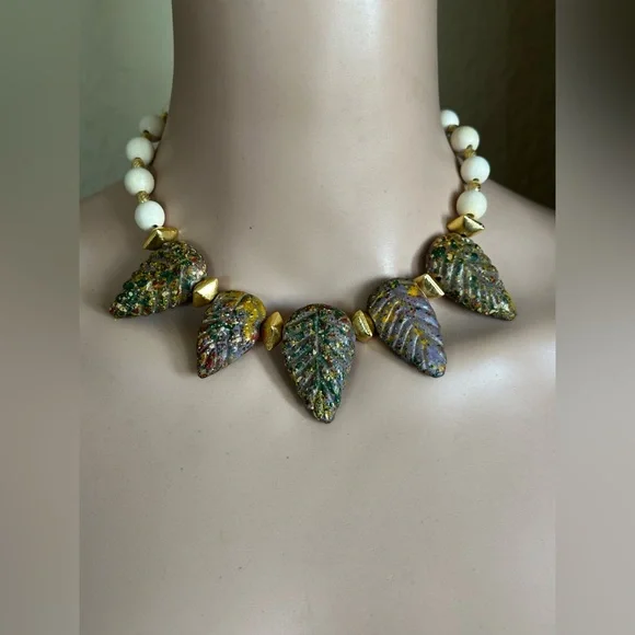 16 inch Adjustable African Inspired Choker Necklace - Picture 11 of 11